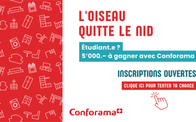 L’oiseau quitte son nid : Bravo à Victor de Lausanne , le quatrième finaliste des 5000.- avec Conforama , 28.08.2025